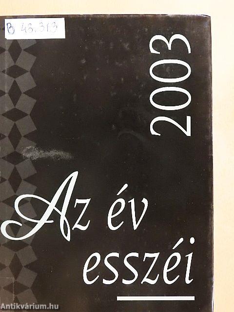 Az év esszéi 2003