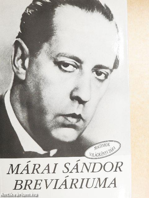 Márai Sándor breviáriuma