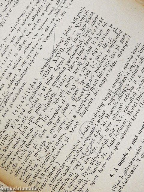 Magyar történeti mondattan