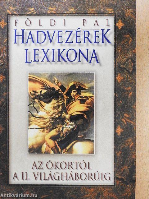 Hadvezérek lexikona