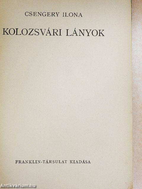 Kolozsvári lányok