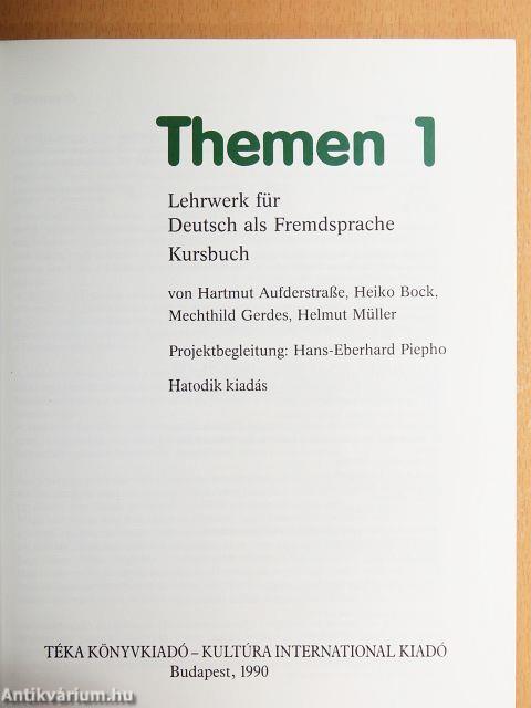 Themen 1 - Kursbuch/Arbeitsbuch