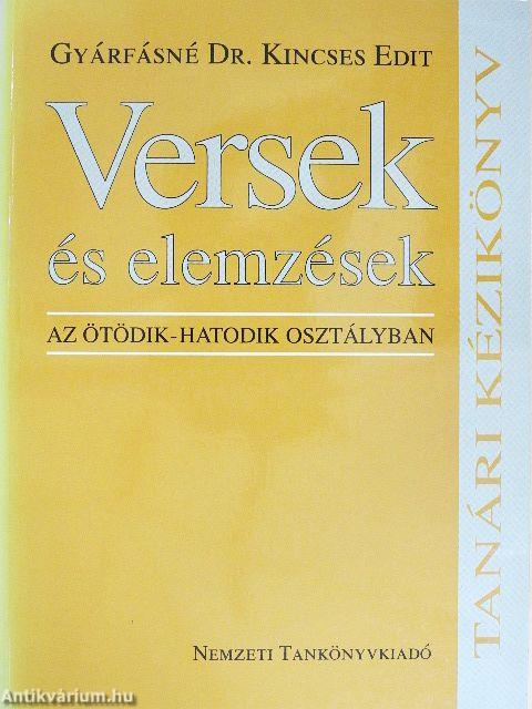 Versek és elemzések az ötödik-hatodik osztályban