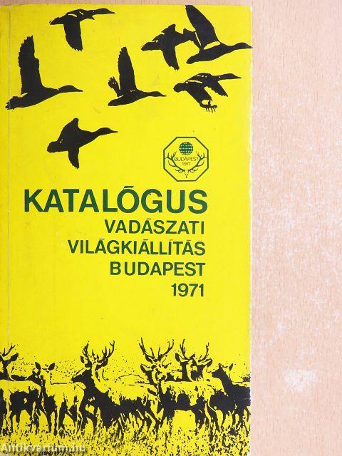 Vadászati világkiállítás katalógus 1971