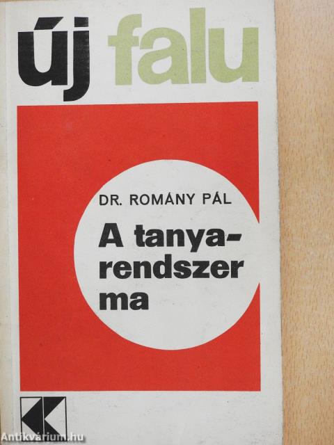 A tanyarendszer ma (dedikált példány)