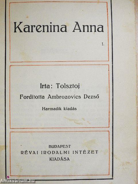 Karenina Anna I-II.