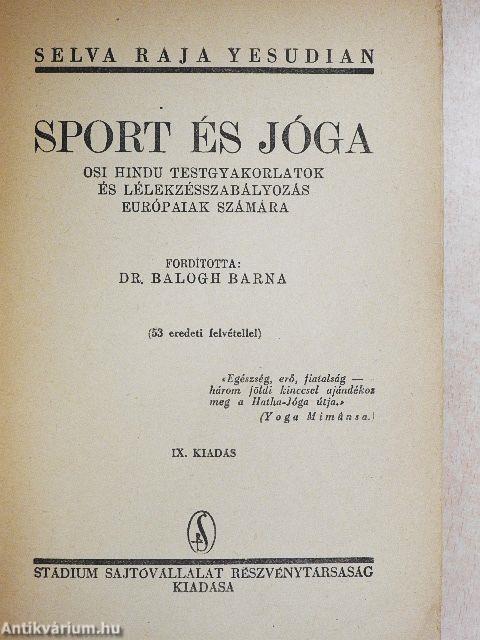 Sport és jóga