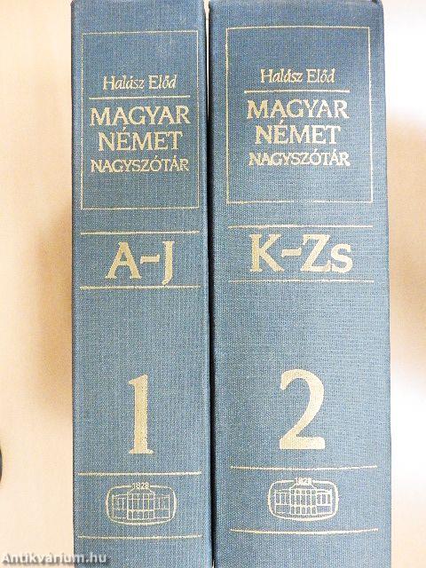 Magyar-német nagyszótár 1-2.