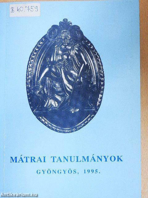 Mátrai tanulmányok