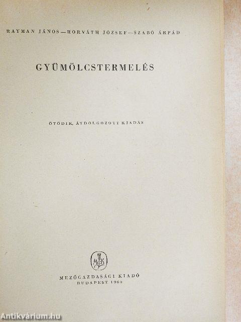 Gyümölcstermelés