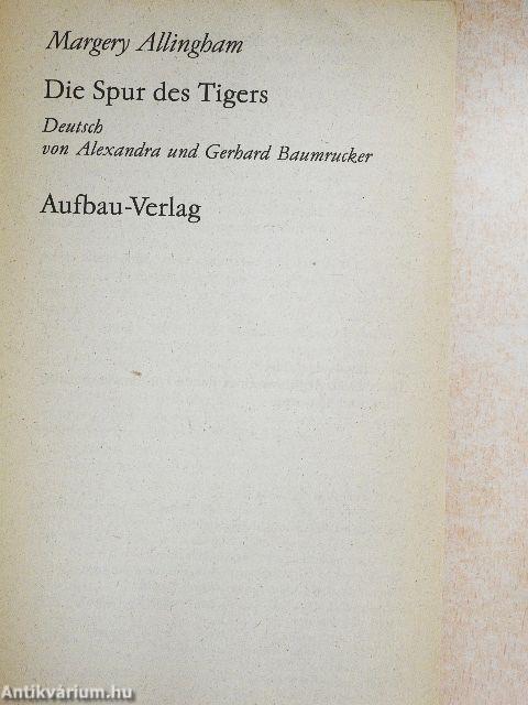 Die Spur des Tigers