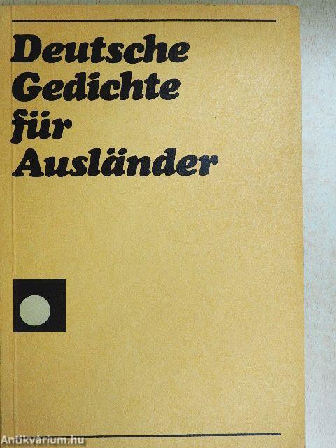 Deutsche Gedichte für Ausländer