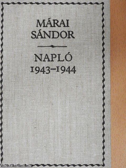 Napló 1943-1944