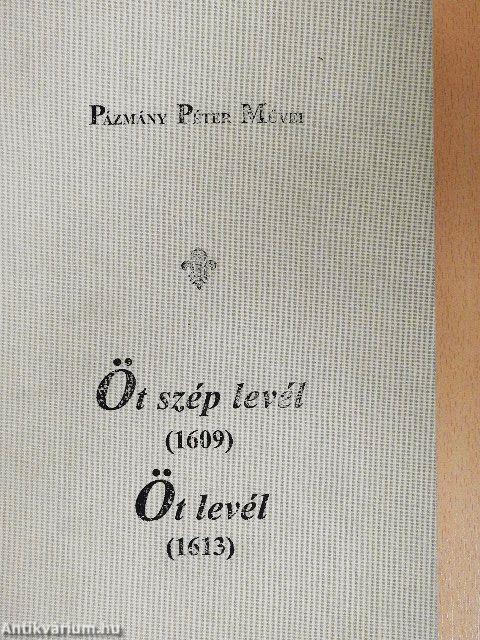 Öt szép levél (1609)/Öt levél (1613)