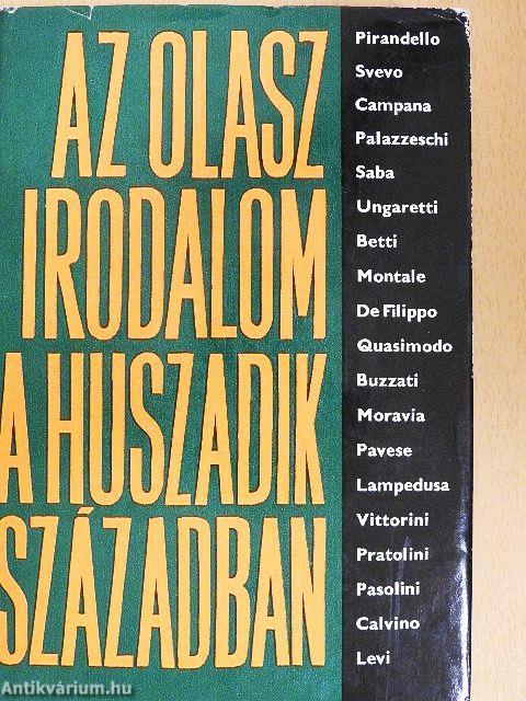 Az olasz irodalom a huszadik században