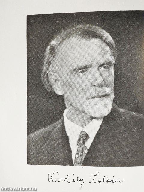 Emlékkönyv Kodály Zoltán hatvanadik születésnapjára