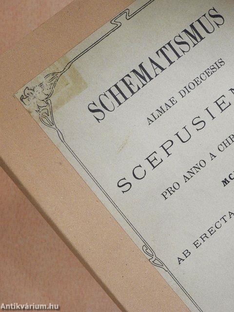 Schematismus Almae Dioecesis Scepusiensis pro anno a Christo nato MCMXIII.