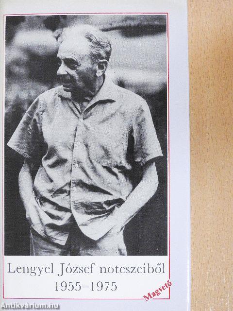 Lengyel József noteszeiből