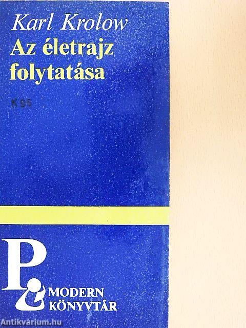 Az életrajz folytatása