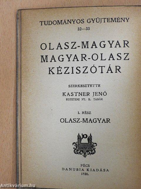 Olasz-magyar/Magyar-olasz kéziszótár I-II.