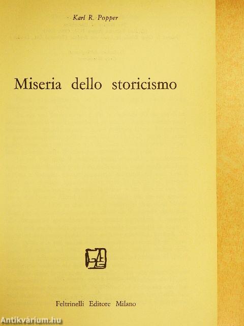 Miseria dello storicismo