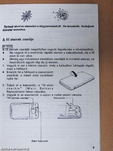 Digital Diary Casio SF-9300/SF-9600 