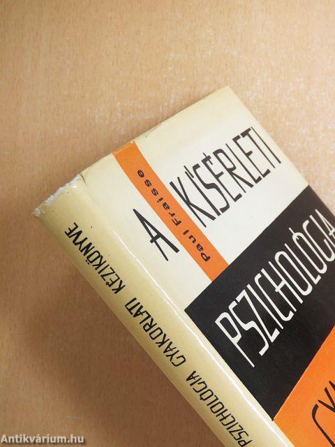 A kísérleti pszichológia gyakorlati kézikönyve