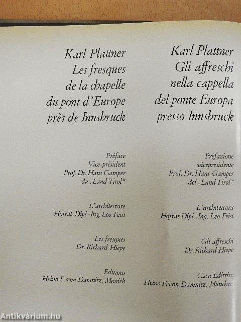 Die Fresken der Europakapelle an der Europabrücke bei Innsbruck