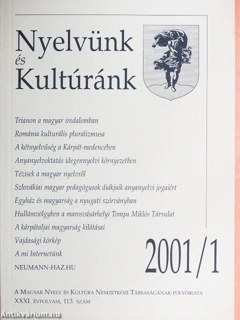 Nyelvünk és Kultúránk 2001/1.