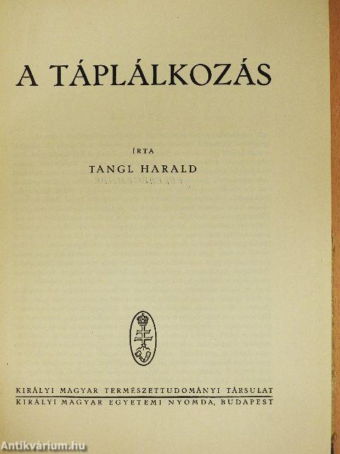 A táplálkozás