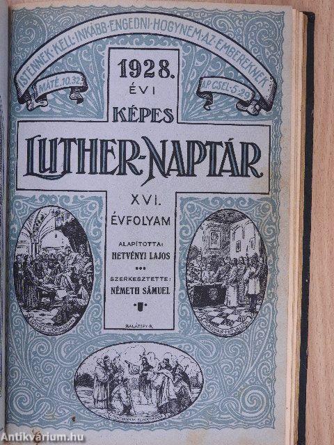 Képes Luther-naptár az 1927-1928. közönséges évre