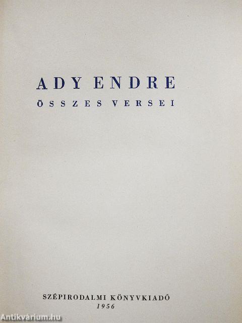 Ady Endre összes versei I-II.