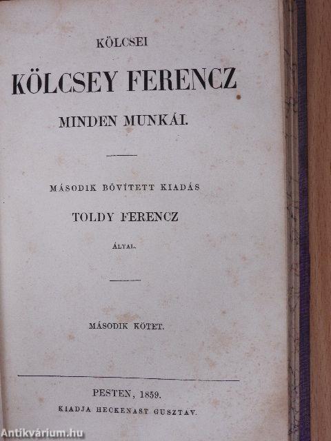 Kölcsei Kölcsey Ferencz minden munkái I-VIII.