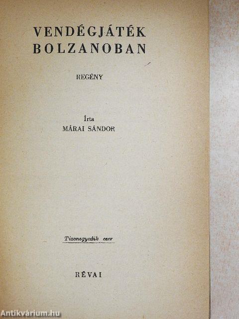 Vendégjáték Bolzanóban