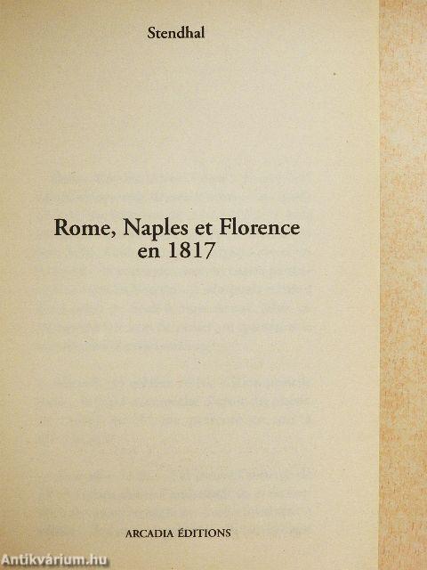 Rome, Naples et Florence en 1817