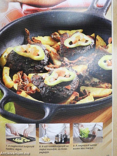 Serpenyőben sült, párolt ételek