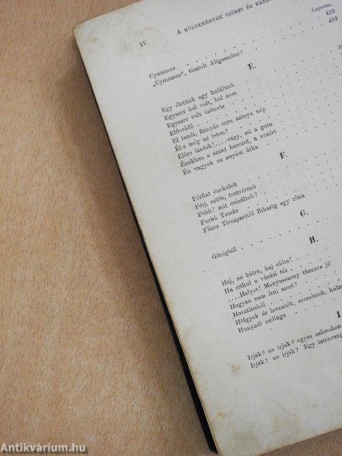 Arany János elbeszélő és elegyes költeményei III.