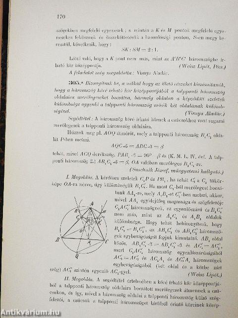 Középiskolai mathematikai lapok 1895-1896. (nem teljes évfolyam)/1896-1897. október-junius