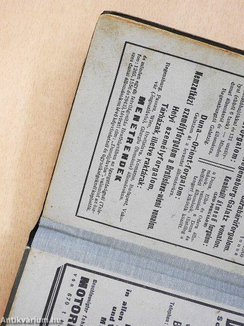 Magyar Folyamhajózási Évkönyv 1935