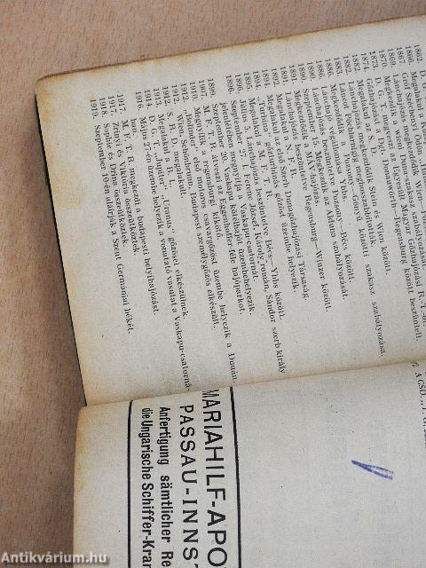 Magyar Folyamhajózási Évkönyv 1935