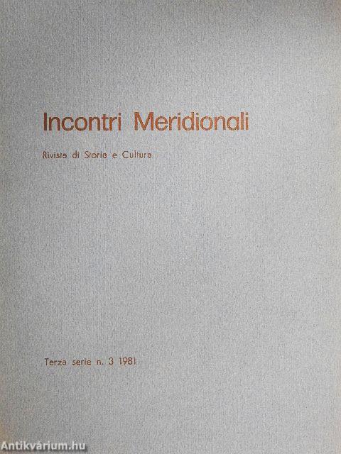 Incontri Meridionali 3/1981