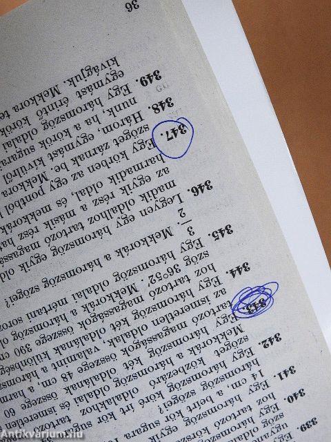 Geometriai feladatok gyűjteménye II.