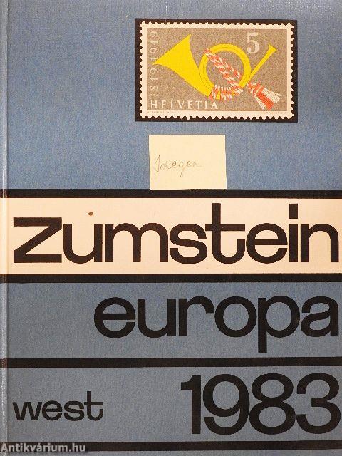 Zumstein Briefmarken-Katalog - West Europa 1983