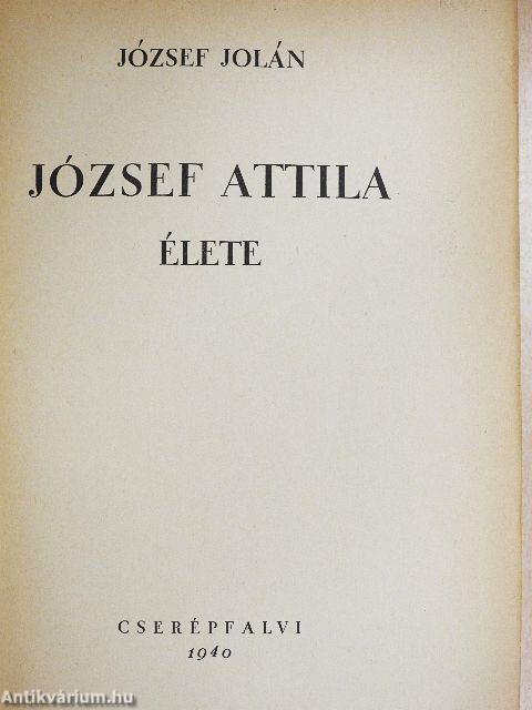 József Attila élete