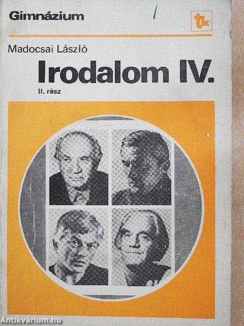 Irodalom IV./II.