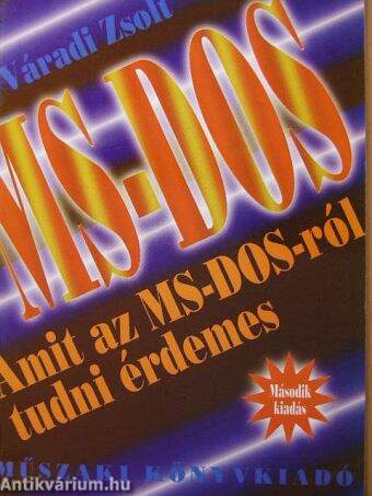 Amit az MS-DOS-ról tudni érdemes