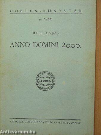 Anno Domini 2000.