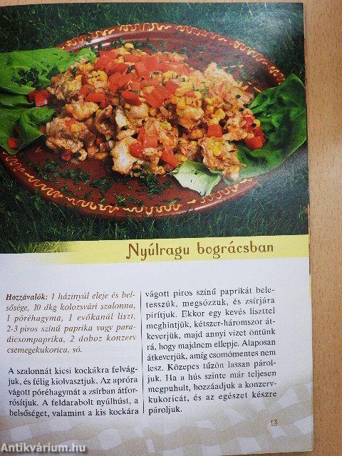 Szabadtűzön készült ételek