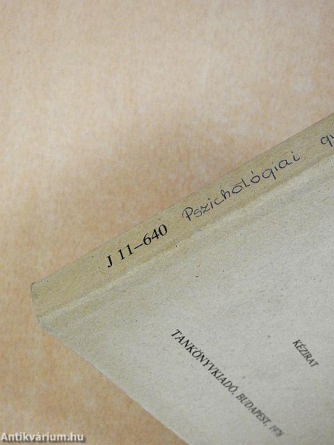 Pszichológiai gyakorlatok