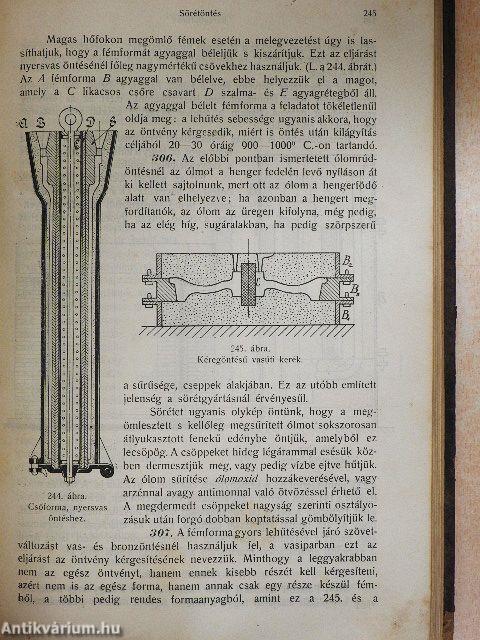 Az elméleti mechanikai technológia alapelvei és a fémek technológiája I.